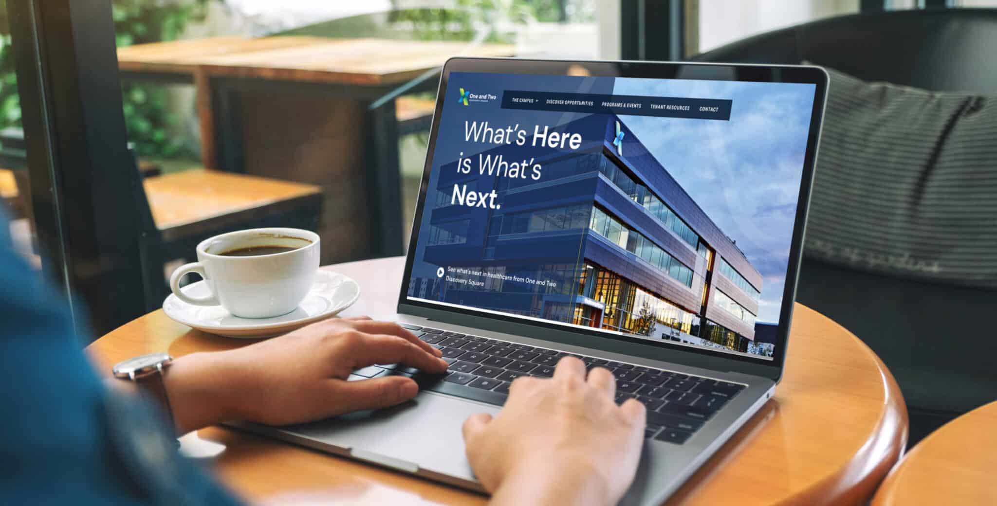 Mort Home page laptop