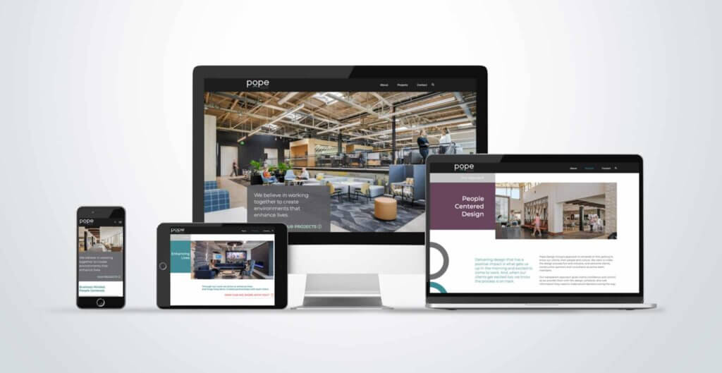 Pope Website Sizes