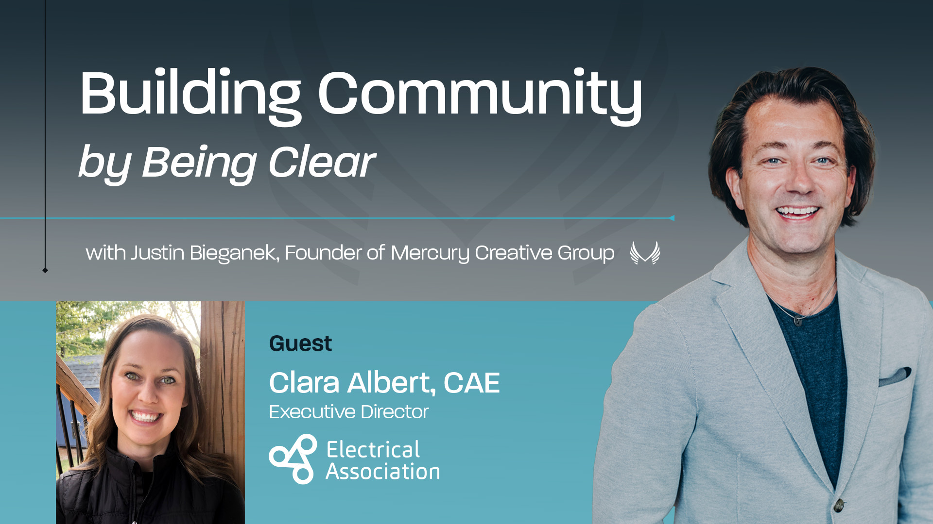 Building Community by Being Clear: LinkedIn Live with Clara Albert of Electrical Association